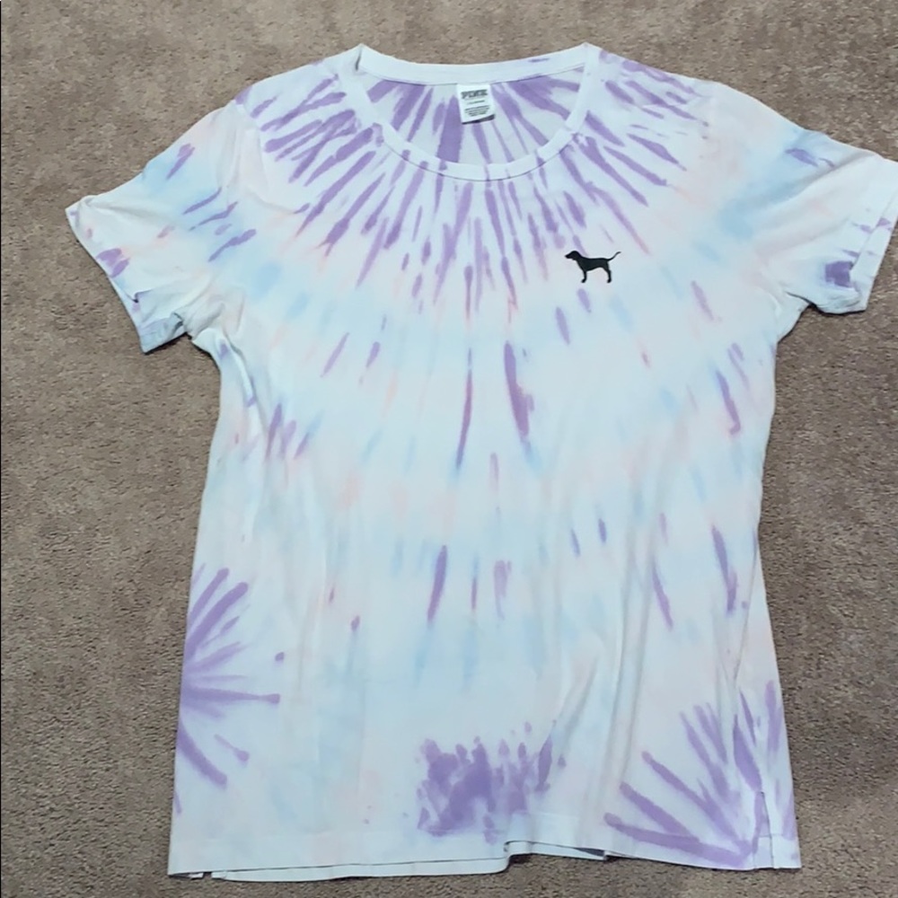 cute tie die pink shirt